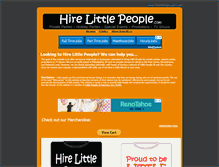 Tablet Screenshot of hirelittlepeople.com